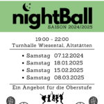 NightBall, Jugendarbeit, Altstätten, offene Turnhalle