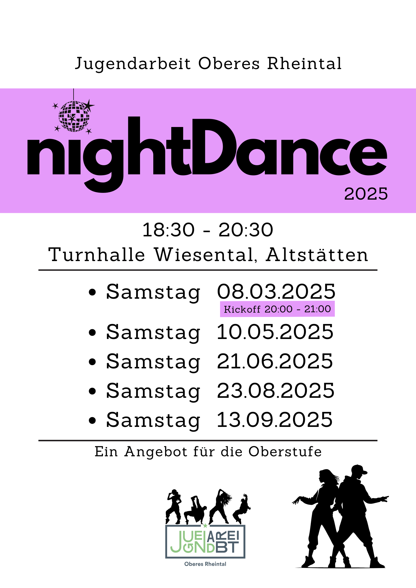 nightDance, Jugendtreff, UG14, Altstätten